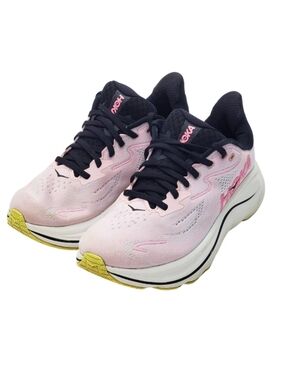 Hoka Clifton 10 Running Athletic Shoes Carnation Starlight Glow Womens Size 7.5